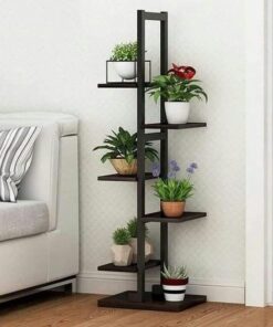 Minimalist Weeden Flower Plant Stand For Living Room