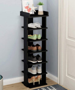 Modern Shoe Rack Organizer, Space Saving Shoes Storage, Wooden Shoes Racks - Image 6