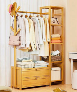 Modern Wooden Clothes Rack Stand | Wooden Alna