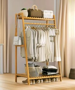 Exclusiven Anla | Wooden Clothes Stand