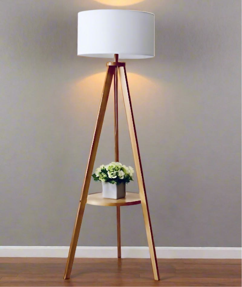 Outstanding Wooden Trypod Floor Lamp for Bedroom , Living Room - Image 3