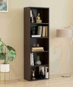 Alternative view of 5-Shelf Narrow Bookcase Pure Mehugoni Wooden