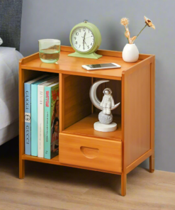 Alternative view of Exclusive Wooden Bedside Table