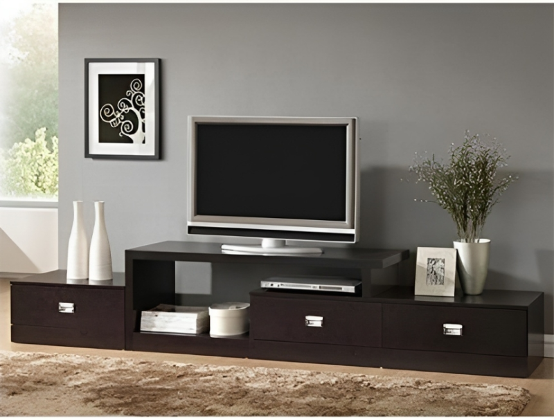 Alternative view of Wooden Media Console | Exclusive TV Stand | TV Cabinet