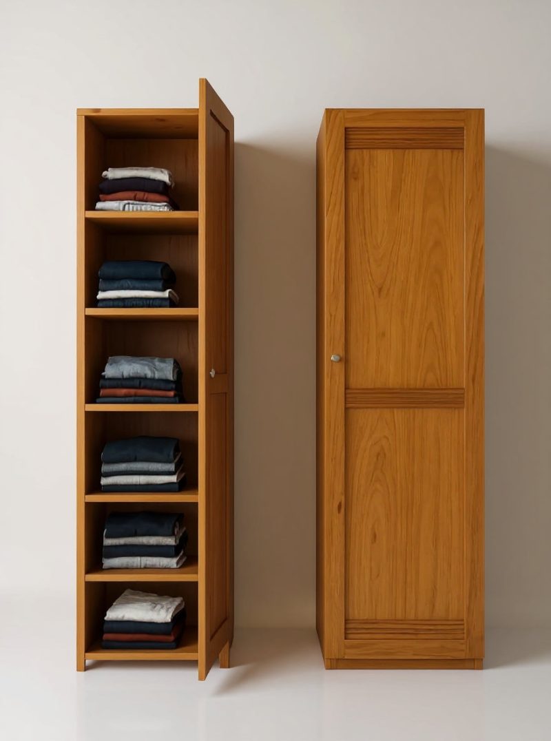 Alternative view of Minimalist Single Door Almira | Wardrobe