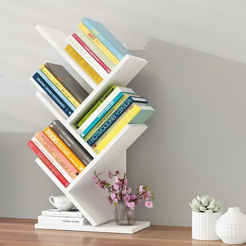 Alternative view of Wooden 5 Tier Tree Shaped Book Shelf