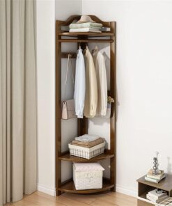 Alternative view of Wooden Corner Shelf