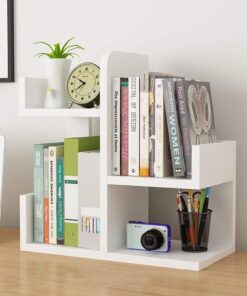Alternative view of Wooden L-Shape Mini Book Shelf For Office/ Home