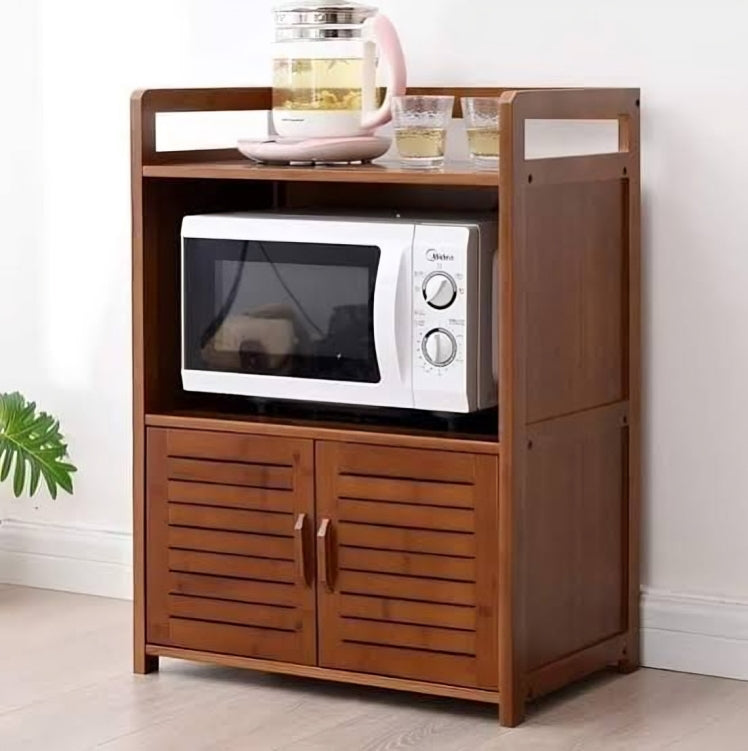 Minimalist Wooden Oven Rack Organizer - Image 2