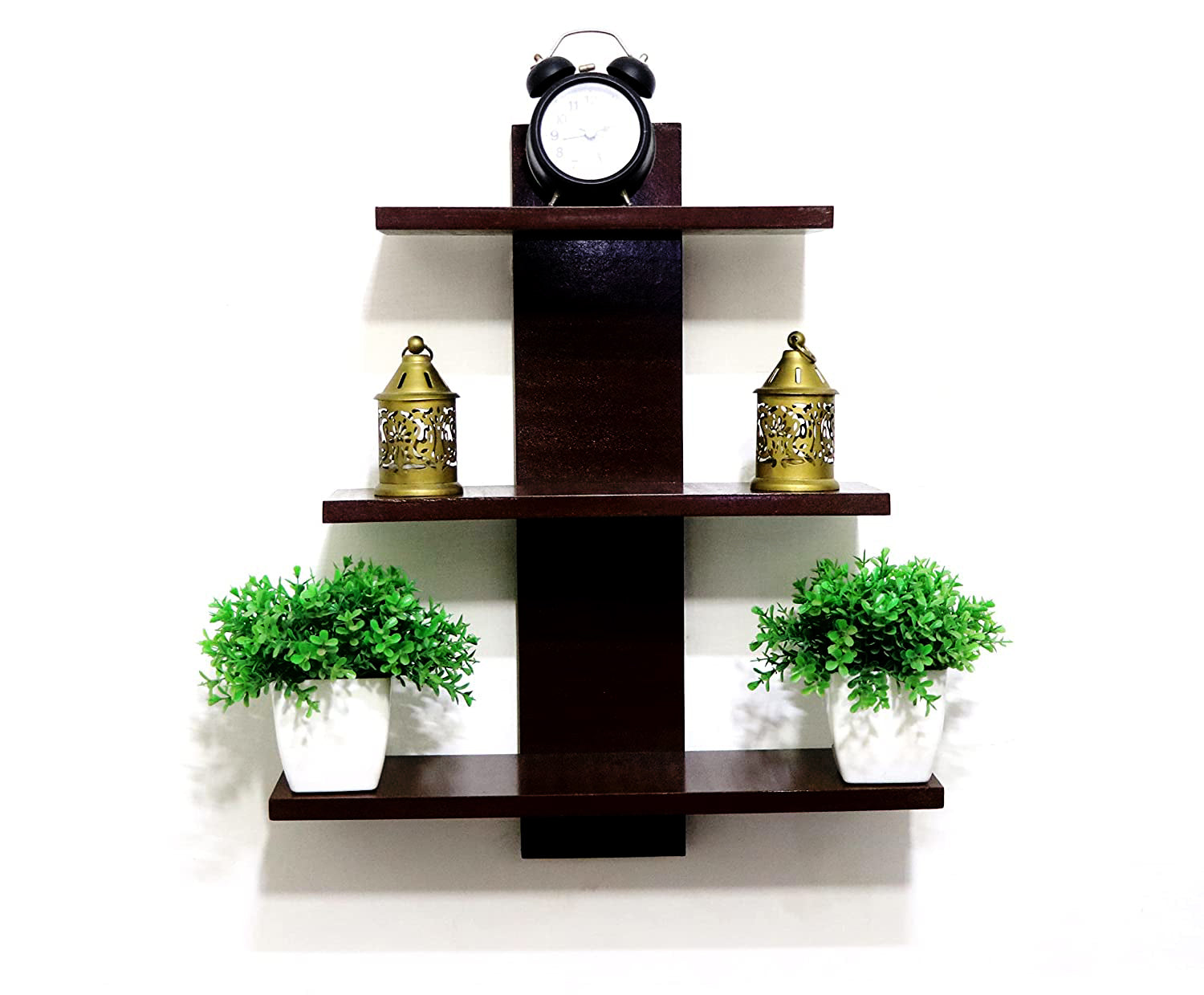 Wooden Wall Shelf for Home Decor Items, Living Room and Bedroom | Dime Store Wall Shelves - Image 2