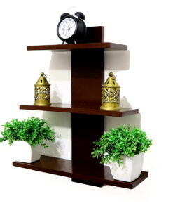 Wooden Wall Shelf for Home Decor Items, Living Room and Bedroom | Dime Store Wall Shelves - Image 3