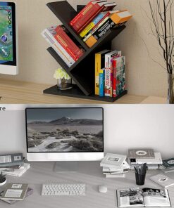 Wooden 3 Layers Tree Mini Bookshelf - Image 4