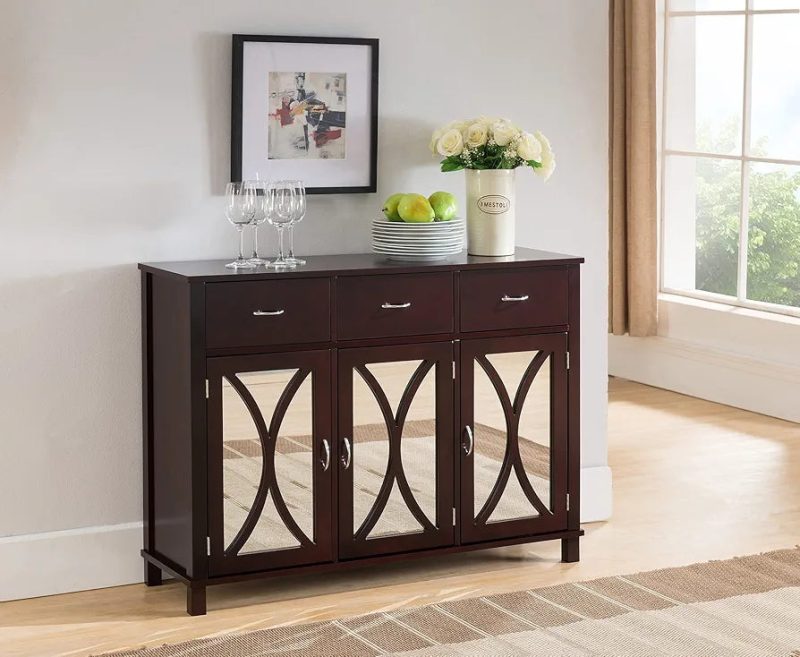 Wooden Shoe Cabinet with 3 Drawers 3 -Tier Wooden Shoe Storage Cabinet