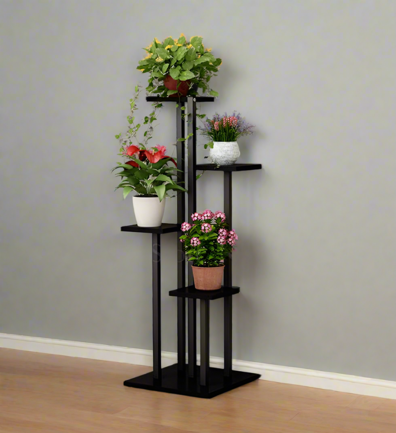 Wooden Flower Plant Stand For Living Room/ Office Room