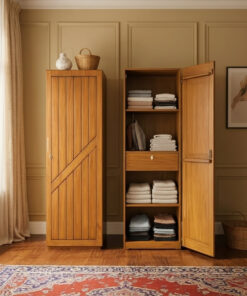 Wooden Single Door Almira | Single Door Wardrobe