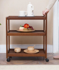 Alternative view of Modern Wooden Tea Trolly