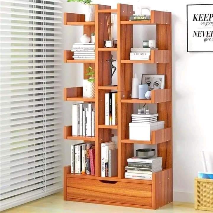 L-Shape Large Bookshelf For Office & Home - Image 6