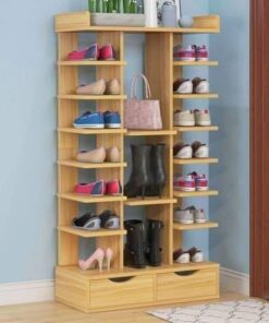 Unique Wooden Shoe Rack