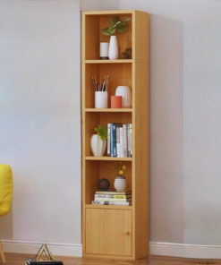 Storage Shelf Bookshelf Landing Simple Storage Narrow Slit Small Bookcase, Simple Locker Shelf for Living Room Bedroom