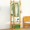 Single Clothes Stand with 2 Shelves and Hooks – Ideal for Bedrooms