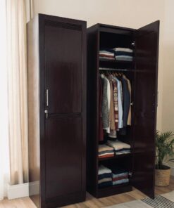 Alternative view of Minimalist Single Door Wardrobe | Wooden Single Door Almirah