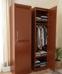 Minimalist Single Door Wardrobe | Wooden Single Door Almirah - Image 6