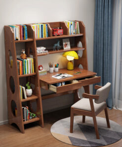 Alternative view of Wooden Interactive Table and Chair Set for Kids