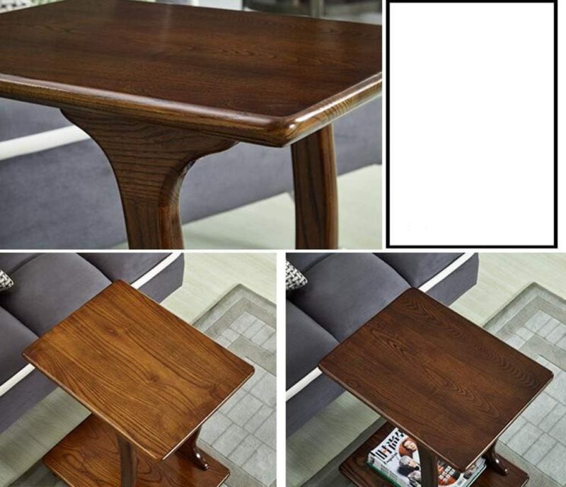 Modern Bedside Coffee Table | Wooden Bedside Tea Table | Bedside Laptop Table - Image 6