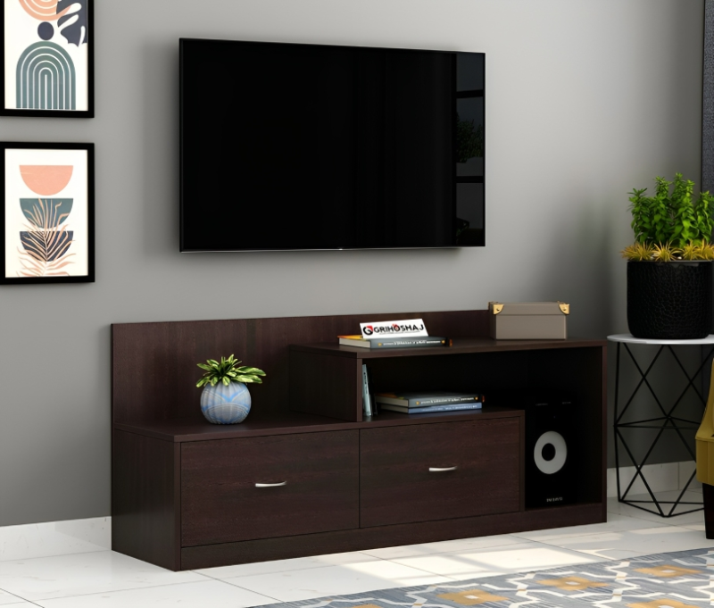Alternative view of Elegant TV Cabinet | Wooden Media Console