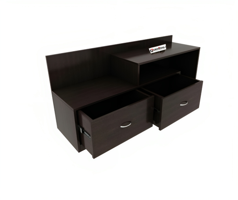 Elegant TV Cabinet | Wooden Media Console - Image 4