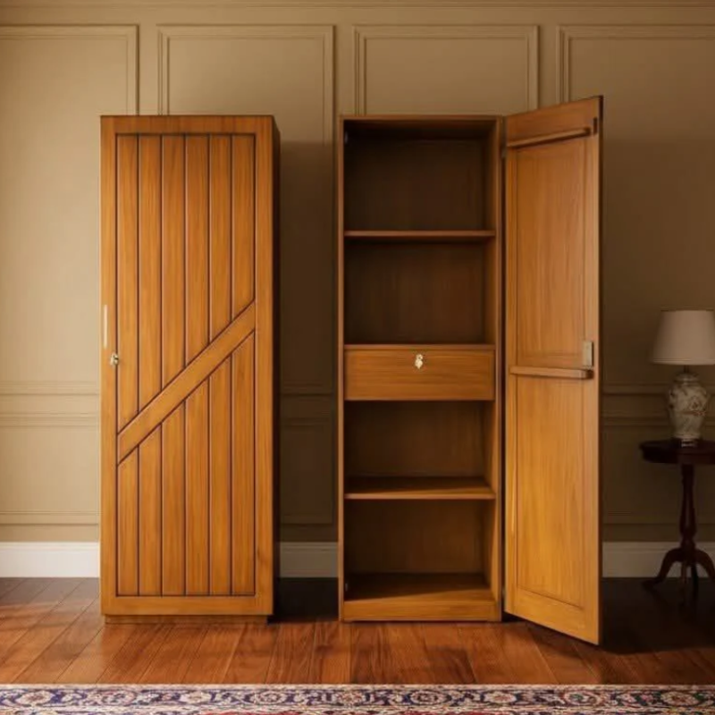 Alternative view of Wooden Single Door Almira | Single Door Wardrobe