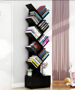 Alternative view of 9-Tier Tree Shape Book Shelf | Wooden Tree Shape Bookshelf for Office & Home