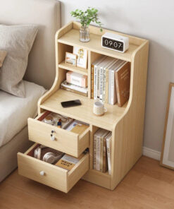 Unique Wooden Bedside Table