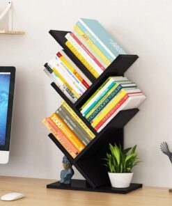 Wooden 5 Tier Tree Shaped Book Shelf
