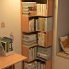 Wooden Stylish corner bookshelf