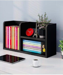 Wooden File Bookshelf for Office Desk