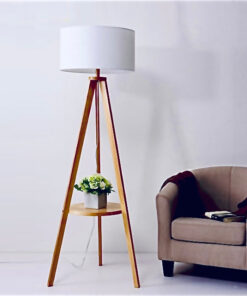 Alternative view of Outstanding Wooden Trypod Floor Lamp for Bedroom , Living Room