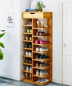 Double Row Shoe Organizer Rack