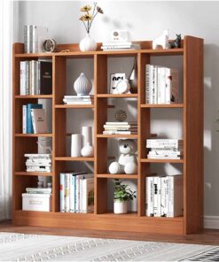 Modern 4 Row L Shaped Book shelf