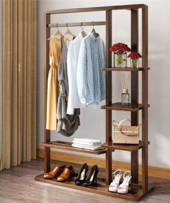 Alternative view of Unique Wooden Cloth Stand