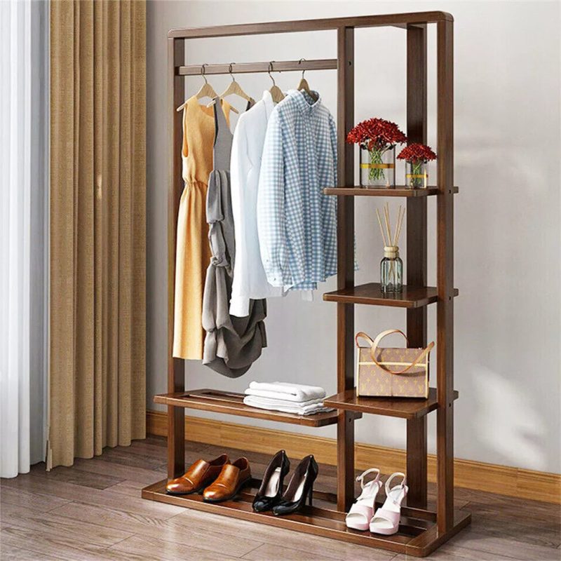 Alternative view of Unique Wooden Cloth Stand